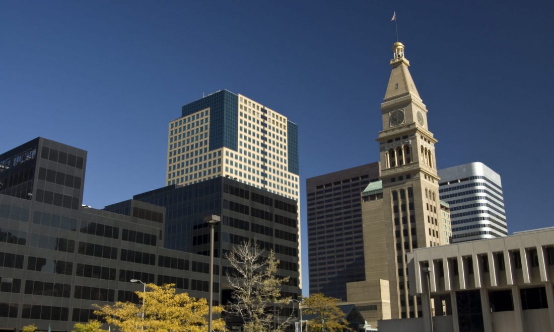 Downtown Denver City Skyline